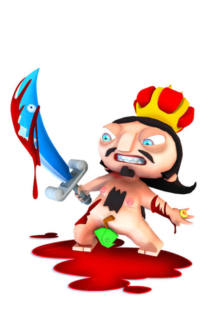 Illustration for article titled Fairytale Fights Features Naked Man With A Sword